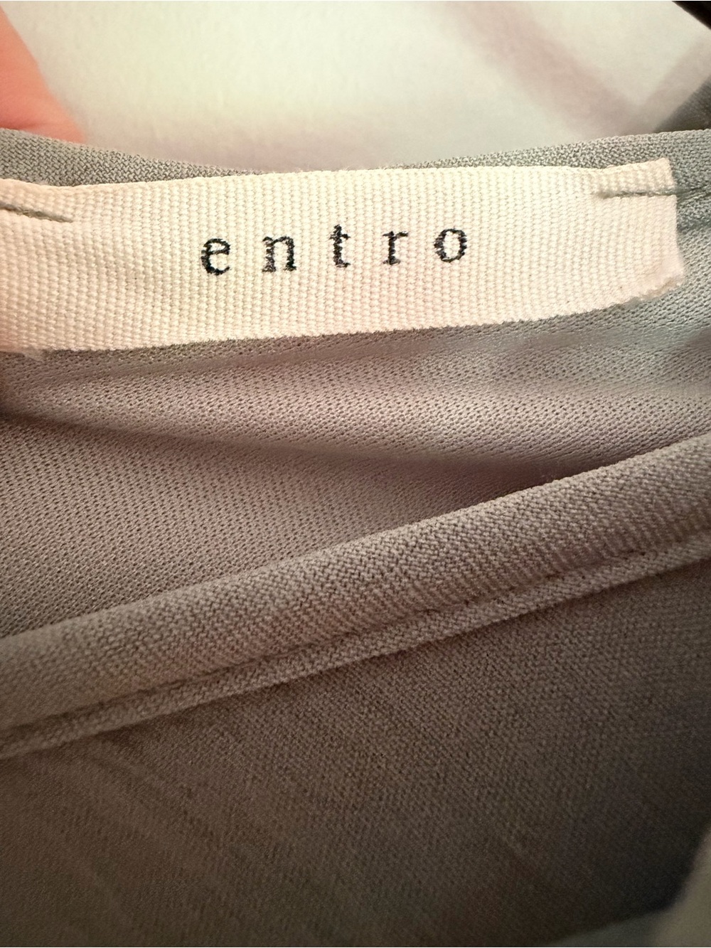 Entro Ruffle Sleeve Sage Green Summer Dress M Medium - Picture 5 of 6